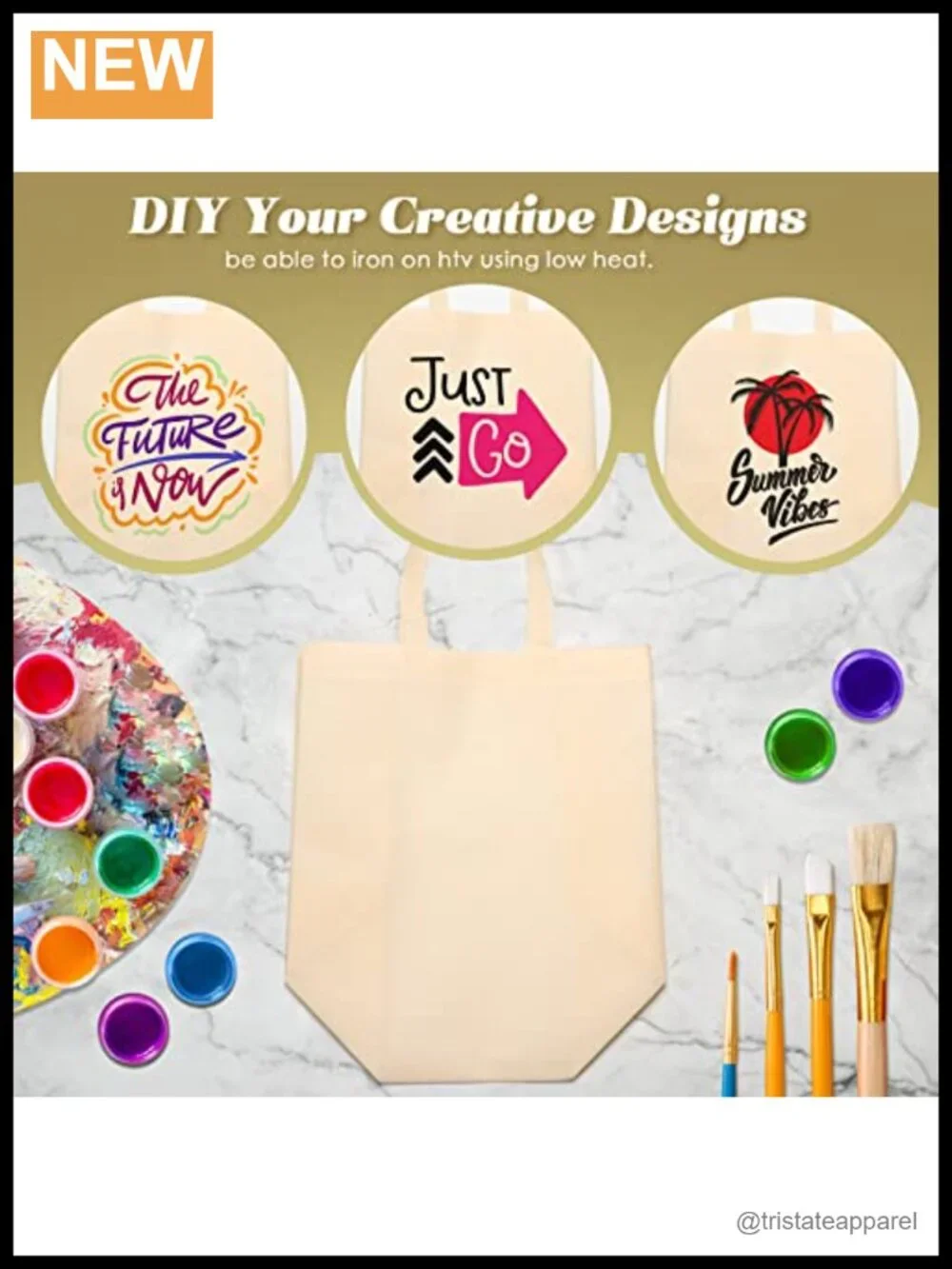 50 Pcs Non Woven Reusable Tote Bags Shopping Bags Bulk Party Favors Foldable
